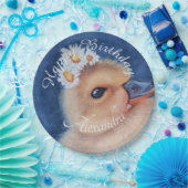 Baby Duck Happy Birthday Pappteller (Party)