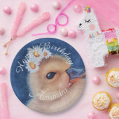 Baby Duck Happy Birthday Pappteller (Party)