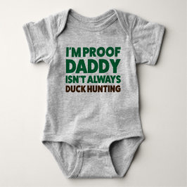 Baby Duck Hunting Jersey Bodysuit Shirt