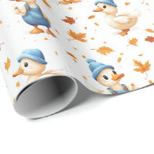 Baby Duck I baby Dusche Geschenkpapier (Rolleneckpunkt)