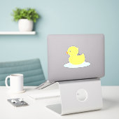 Baby Duck Niedlich Yellow Aufkleber (Laptop auf Schreibtisch)