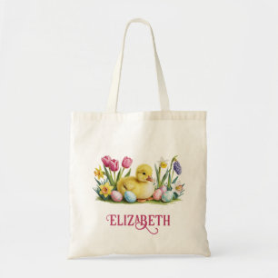 Baby Duck Personalisiert Ostereier Jagd Tote Beute Tragetasche