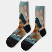 Baby Duck Pirate Socken (Linkes Detail)