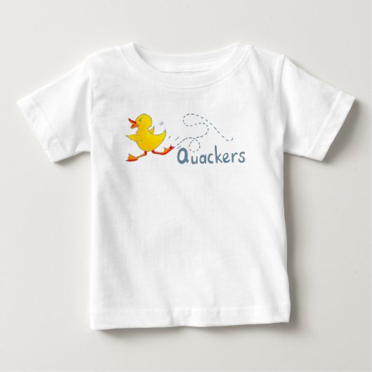 Baby Duck Quackers Baby T-shirt (Vorderseite)