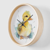 Baby Duck Wasserfarbenwall-Uhr Uhr (Winkel)