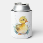 Baby Duck Watercolor Cooler Dosenkühler (Kanne Rückseite)