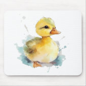 Baby Duck Watercolor Mousepad (Vorne)