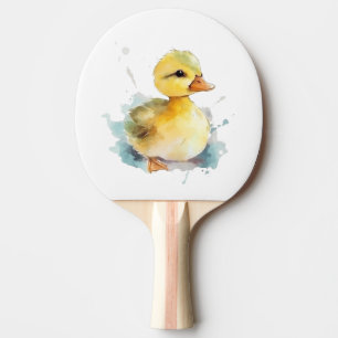 Baby Duck Watercolor Ping Pong Paddle Tischtennis Schläger