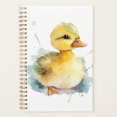 Baby Duck Watercolor Planner Planer (Vorderseite)
