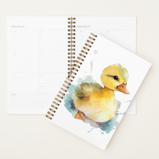Baby Duck Watercolor Planner Planer (Anzeige)