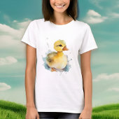 Baby Duck Watercolor T - Shirt