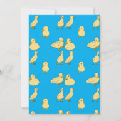 Baby Ducks Dankeschön Karte (Rückseite)