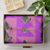 Baby Ducks on Pink Raspberry and Purple Sorbet Seidenpapier (Geschenk)