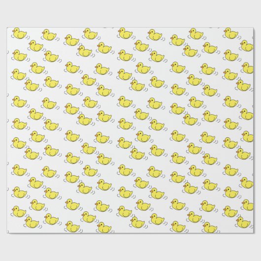 Baby Ducks Wrapping Paper Geschenkpapier (Flach)