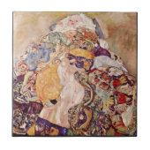 Baby durch Gustav Klimt Fliese (Vorderseite)