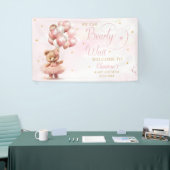 Baby-Duschbad für Teddy-Bär Banner (Messeveranstaltung)