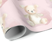 Baby Duschbär Geschenkpapier (Rolleneckpunkt)