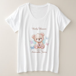 Baby Duschbären und Schmetterlinge T - Shirt