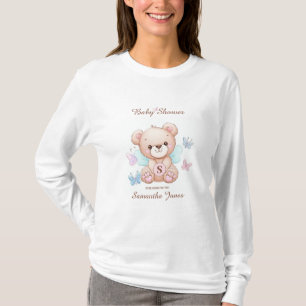 Baby Duschbären und Schmetterlinge T - Shirt