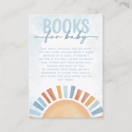 Baby-Duschbücher für Babyanfragen Begleitkarte