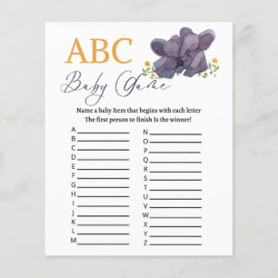 Baby-Dusche ABC-Spiel