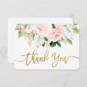 Baby Dusche Anthurium Dankeschön Karte (Vorne/Hinten)