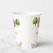 Baby-Dusche auf dem Bauernhof - Babydusche Pappbecher (Rechts)