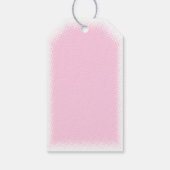 Baby Dusche Baby Pink Custom Geschenkanhänger (Rückseite)