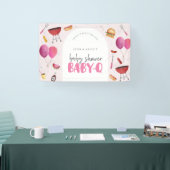 Baby-Dusche Baby-Q (GRILLEN) Größeres Bannerzeiche Banner (Messe)