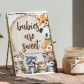 Baby-Dusche Babys sind Sweet Sign Poster
