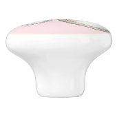 Baby Dusche Babyschuhe Keramikknauf (Seitenansicht)