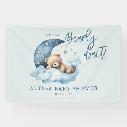 Baby-Dusche Banner (Horizontal)
