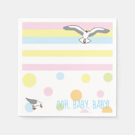 Baby Dusche Beach Ball Napkins Serviette