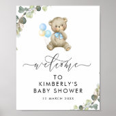 Baby-Dusche Begrüßungszeichen Poster (Vorne)