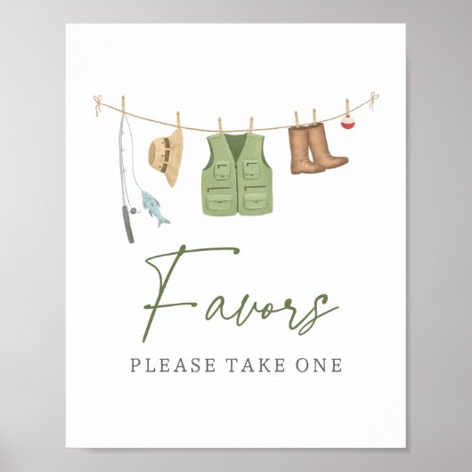 Baby-Dusche bevorzugt Schild (Vorne)