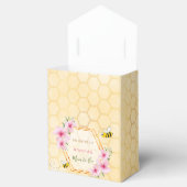 Baby Dusche Bienen Rosa Blume Mädchen Geschenkschachtel (Geöffnet)