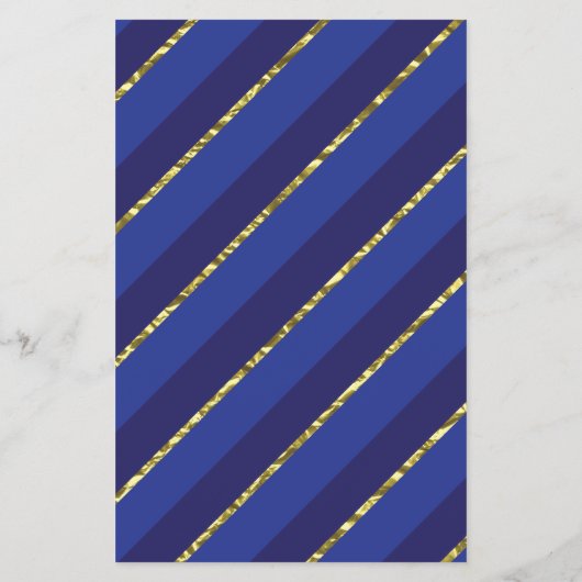 Baby Dusche Bingo Spiel, Prince, Blue und Gold Flyer (Hinten)