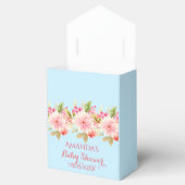 Baby Dusche blau rosa Blumengrün Danke Geschenkschachtel (Geöffnet)