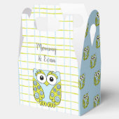 Baby Dusche Blue Owl Geschenkschachtel (Geöffnet)