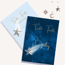 Baby Dusche Blue Twinkle Twinkle Stars