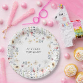 BABY DUSCHE, BLUMENFANG, BOTANISCHER BABYSHOWAT PAPPTELLER (Party)