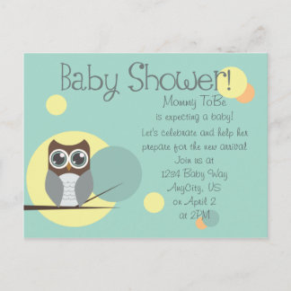 Baby-Dusche - Boy Postcard Einladungen