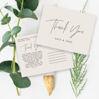 Baby Dusche Dank schwarz creme elegant modern