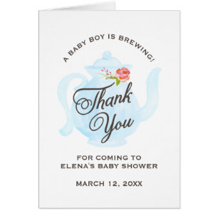 Baby-Dusche des Baby-Tee-Party-  danken Ihnen,  