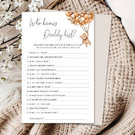 Baby-Dusche, die Daddy am besten kennt