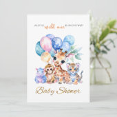 Baby-Dusche Einladung (Stehend Vorderseite)