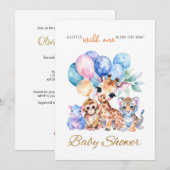 Baby-Dusche Einladung (Vorne/Hinten)