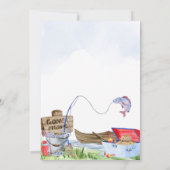 Baby-Dusche Einladung (Rückseite)