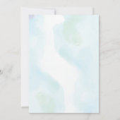 Baby-Dusche Einladung (Rückseite)