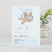 Baby-Dusche Einladung (Stehend Vorderseite)